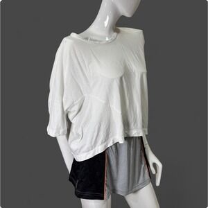 Y's Yohji Yamamoto Oversized White Tee Made in Japan Avant Garde Designer Top 2
